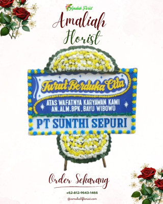 Papan Bunga Duka di Bonggo Timur