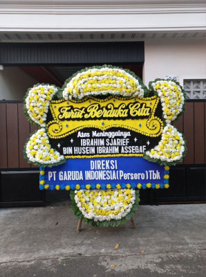 Papan Bunga Duka di Bonggo Timur